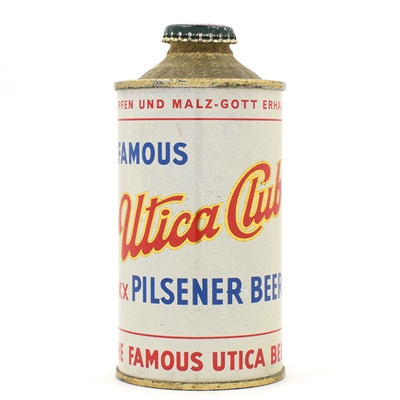 Utica Club Beer Cone Top GORGEOUS 188-4
