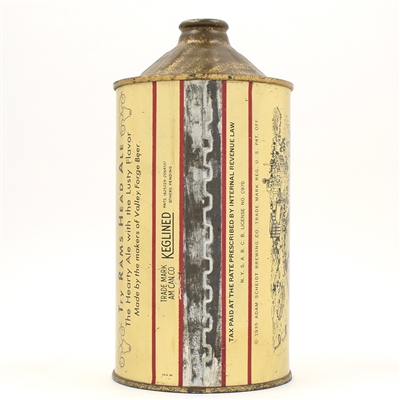 Valley Forge Beer Quart Cone Top IMPOSSIBLY CLEAN ACTUAL 220-11