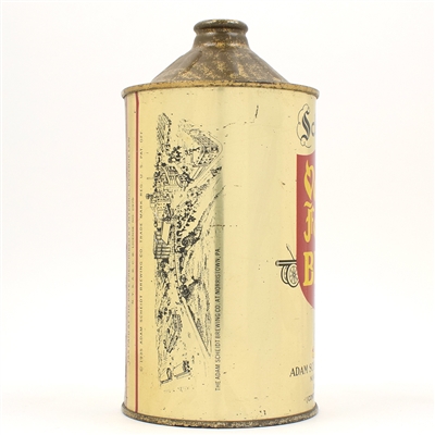 Valley Forge Beer Quart Cone Top IMPOSSIBLY CLEAN ACTUAL 220-11