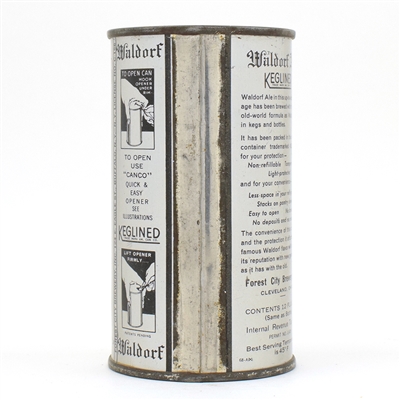 Waldorf Ale Long Opener Flat Top 143-40 USBCOI 851 EXCEPTIONAL