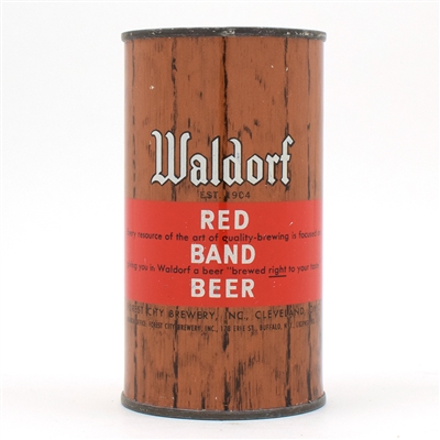 Waldorf Red Band Beer Flat Top EVERY RESOURCE 144-7 EXCEPTIONAL