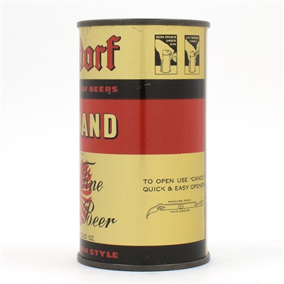 Waldorf Red Band Beer Instructional Flat 144-4 USBCOI 859 OUTSTANDING