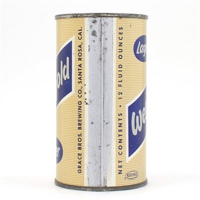 Western Gold Beer Flat Top 145-8 UNCOMMONLY CLEAN