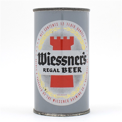 Wiessners Beer Flat Top 146-4 EXCELLENT