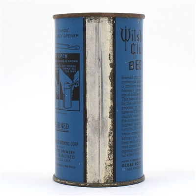 Wilshire Club Beer Instructional Flat Top 146-10 USBCOI 882 SWEET