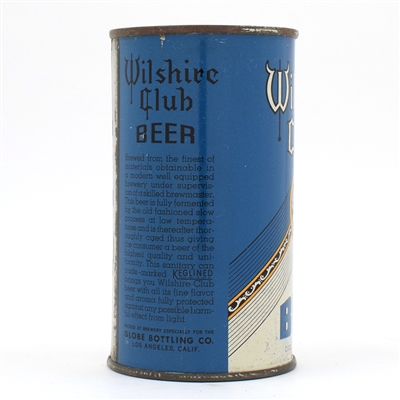 Wilshire Club Beer Instructional Flat Top 146-10 USBCOI 882 SWEET