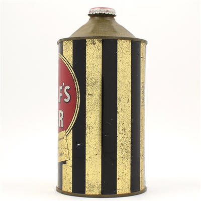 Wolfs Beer Quart Cone Top ULTRA RARE THIS CLEAN ACTUAL 221-1
