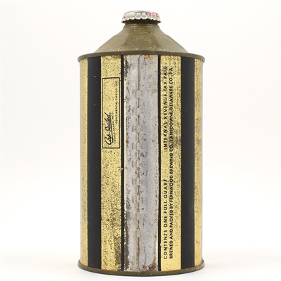 Wolfs Beer Quart Cone Top ULTRA RARE THIS CLEAN ACTUAL 221-1