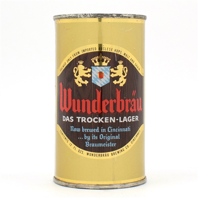 Wunderbrau Beer Flat Top OHIO TAX LID 146-37 EXCEPTIONAL