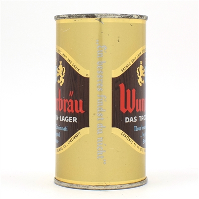 Wunderbrau Beer Flat Top OHIO TAX LID 146-37 EXCEPTIONAL