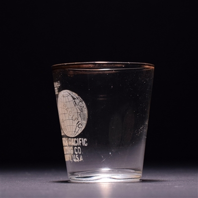 Atlantic and Pacific Distributing Co Pre-Pro Etched Shot Glass