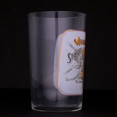 August Schells Export Beer Pre-Prohibition Enameled Drinking Glass