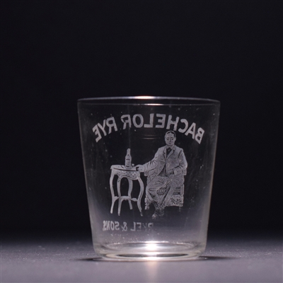Bachelor Rye Pre-Prohibition Etched Shot Glass