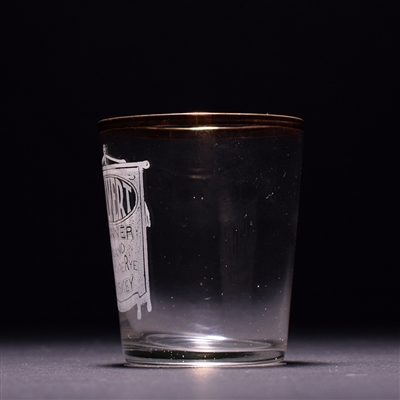 Calvert Whiskey Pre-Pro Etched Shot Glass