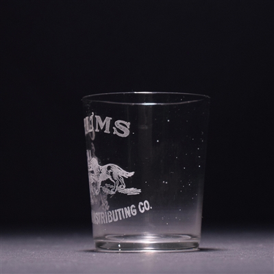 Chums Distributing Co Pre-Pro Etched Shot Glass