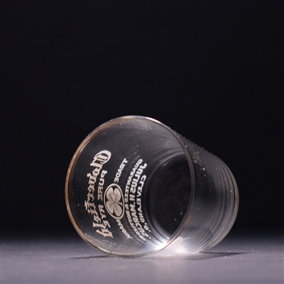 Cloverfield Rye Pre-Prohibition Etched Gold Leaf Shot Glass