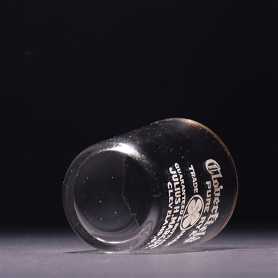 Cloverfield Rye Pre-Prohibition Etched Gold Leaf Shot Glass