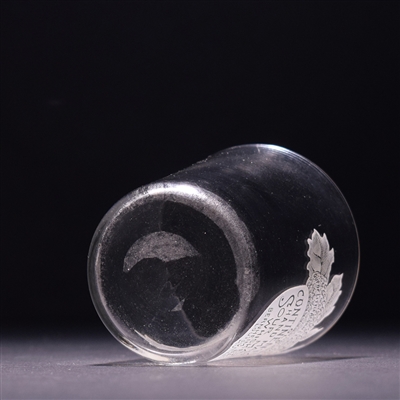 Continental Whiskey Pre-Prohibition Etched Shot Glass