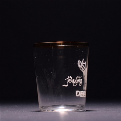 Deer Run Rye Pre-Prohibition Etched Shot Glass