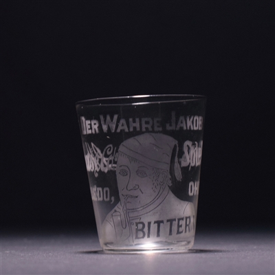 Der Wahre Jakob Bitters Pre-Pro Etched Shot Glass