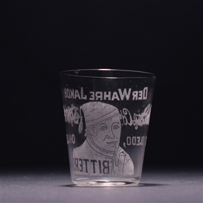 Der Wahre Jakob Bitters Pre-Pro Etched Shot Glass