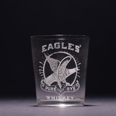 Eagles Whiskey Pre-Pro Etched Shot Glass