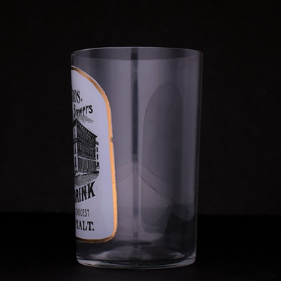 Eulberg Bros Brewers Factory Scene Pre-Pro Enameled Drinking Glass