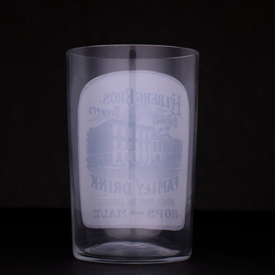 Eulberg Bros Brewers Factory Scene Pre-Pro Enameled Drinking Glass