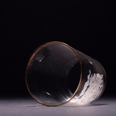 F M Doyle and Co Pre-Prohibition Etched Shot Glass