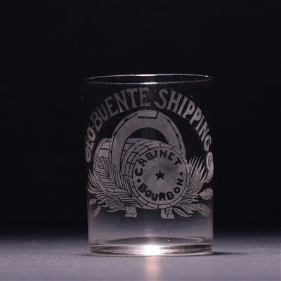 Geo Buente Shipping Co Cabinet Bourbon Pre-Pro Etched Shot Glass