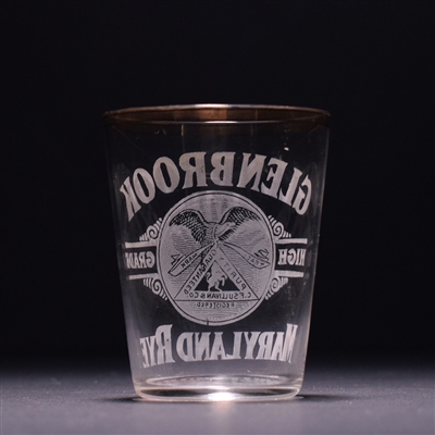 Glenbrook Rye Pre-Prohibition Etched Shot Glass