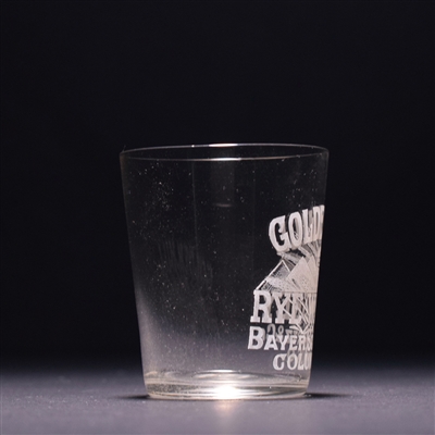 Golden Hill Rye Pre-Prohibition Etched Shot Glass