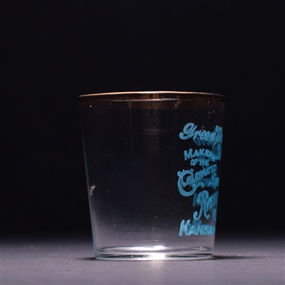 Green Mountain Distillery Pre-Pro Enameled BLUE Shot Glass