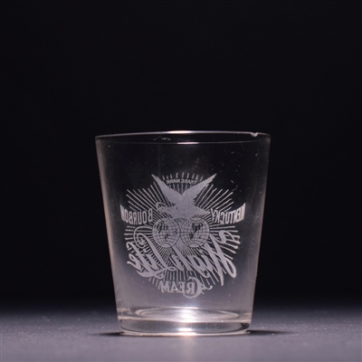 High Life Bourbon Pre-Pro Etched Shot Glass