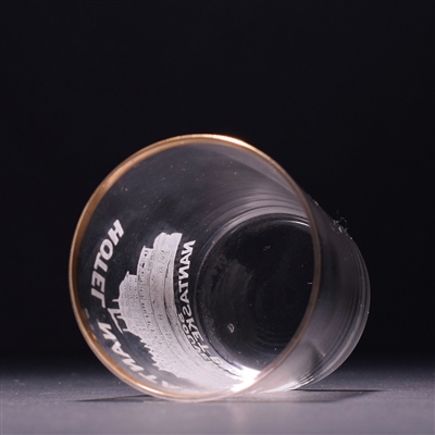 Hotel Nantasket Pre-Prohibition Large Etched Shot Glass