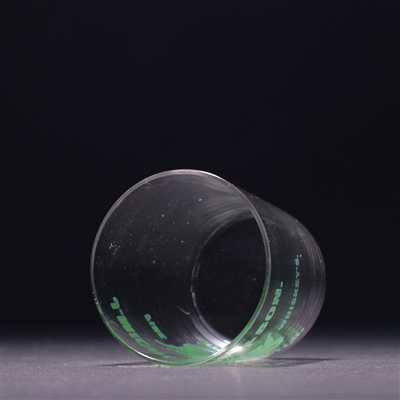J Michelson and Son Whiskey Pre-Pro GREEN Enameled Shot Glass