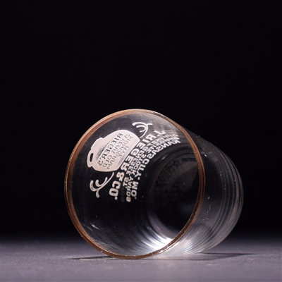 J Rieger and Co Pre-Prohibition Etched Shot Glass
