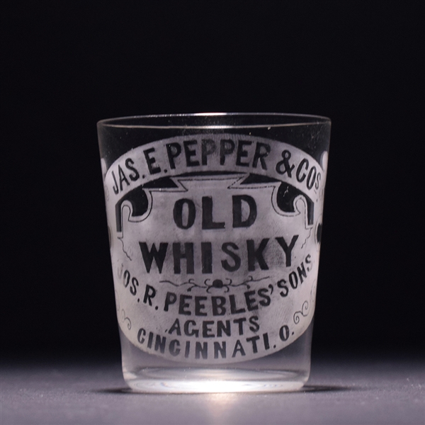 Jason Pepper Old Whisky Pre-Pro Etched Shot Glass