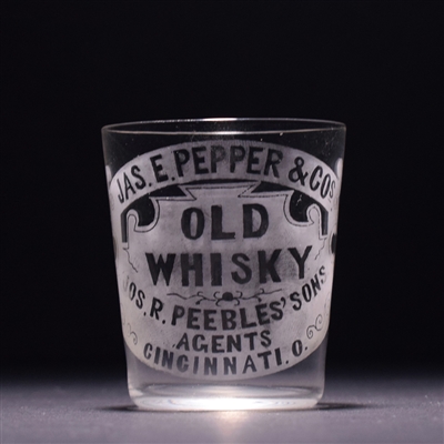 Jason Pepper Old Whisky Pre-Pro Etched Shot Glass
