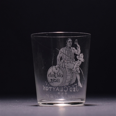 Jed Clayton Old Whiskey Pre-Pro Etched Shot Glass