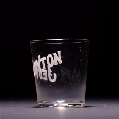 Jed Clayton Pre-Prohibition Hand Painted Enamel Shot Glass