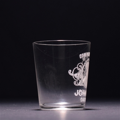 John Deis Pre-Prohibition Etched Shot Glass