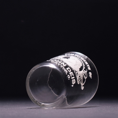 John Deis Pre-Prohibition Etched Shot Glass