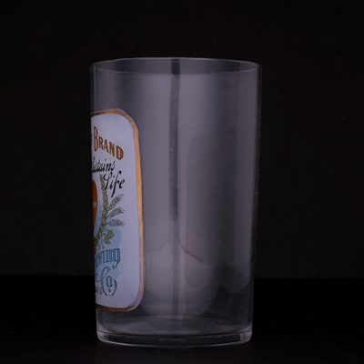 Jung Brewing Pre-Prohibition Enameled Drinking Glass