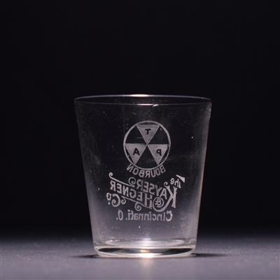 Kayser and Hegner Co Pre-Pro Etched Shot Glass
