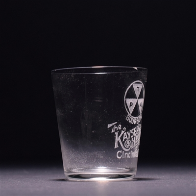 Kayser and Hegner Co Pre-Pro Etched Shot Glass
