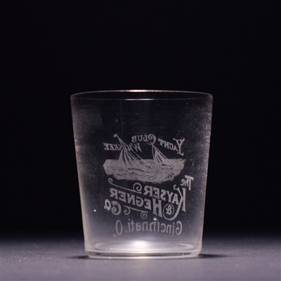 Kayser and Hegner Co Pre-Pro Etched Shot Glass