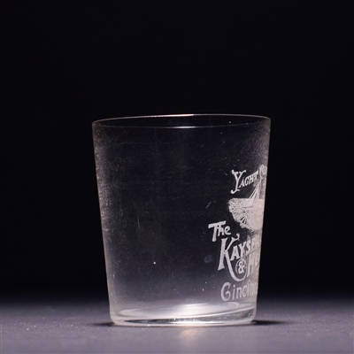 Kayser and Hegner Co Pre-Pro Etched Shot Glass