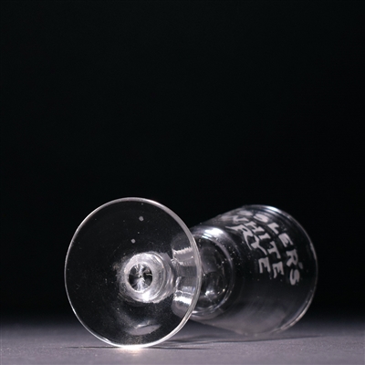 Kessler's White Rye Pre-Prohibition Etched Molded Stem Glass
