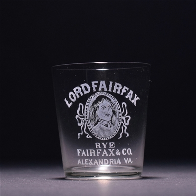 Lord Fairfax Rye Pre-Pro Etched Shot Glass